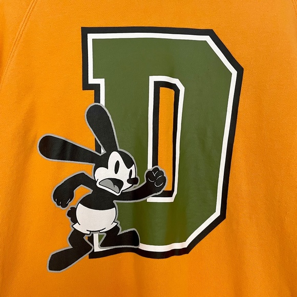 Vintage Tokyo Disney Resort Limited Oswald Sweatshirt sweater yellow M VTG - Picture 3 of 8